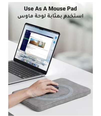 UGREEN Laptop Sleeve LP187 14-14.9” Grey AND stands out for its combination of practicality and elegance - Image 2