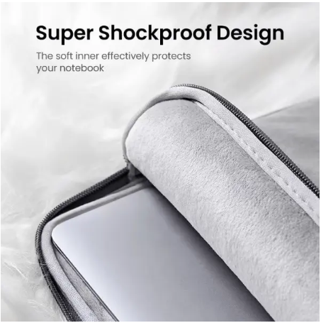 UGREEN Laptop Sleeve LP187 14-14.9” Grey AND stands out for its combination of practicality and elegance - Image 5