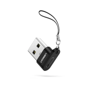 QUALITY UGREEN USB 2.0 Male to Type-C Female Adapter (Black) – 1 Year Warranty